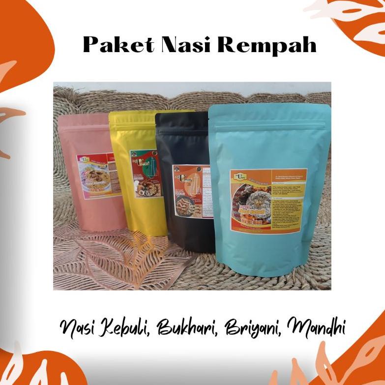 

✔✔SALE✔✔ SELALU READY Paket nasi Kebuli, Briyani, Mandhi, Bukhari instant halal dan sehat