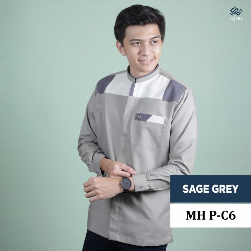 Qori Apparel Baju Koko Casual Al Mahdi (Lengan Panjang) MH-2