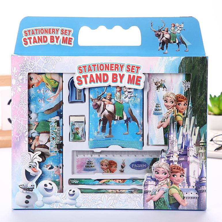 

[COD] UO75 Paket Alat tulis set 8 in 1 box anak-anak sekolah kartun pengaris kotak pencil stationary set 8in1 school kotak pensil Stok Banyak