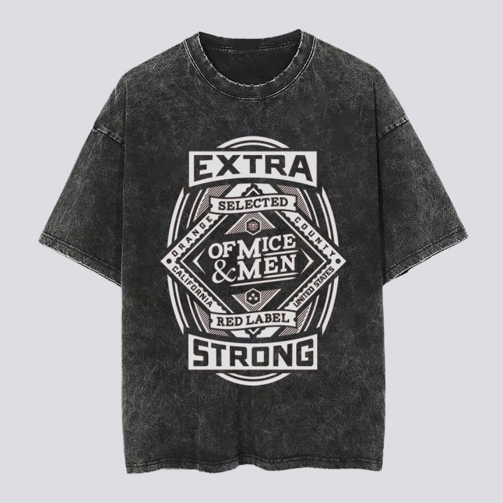 Kaos Band Washed Of Mice And Men Red Label