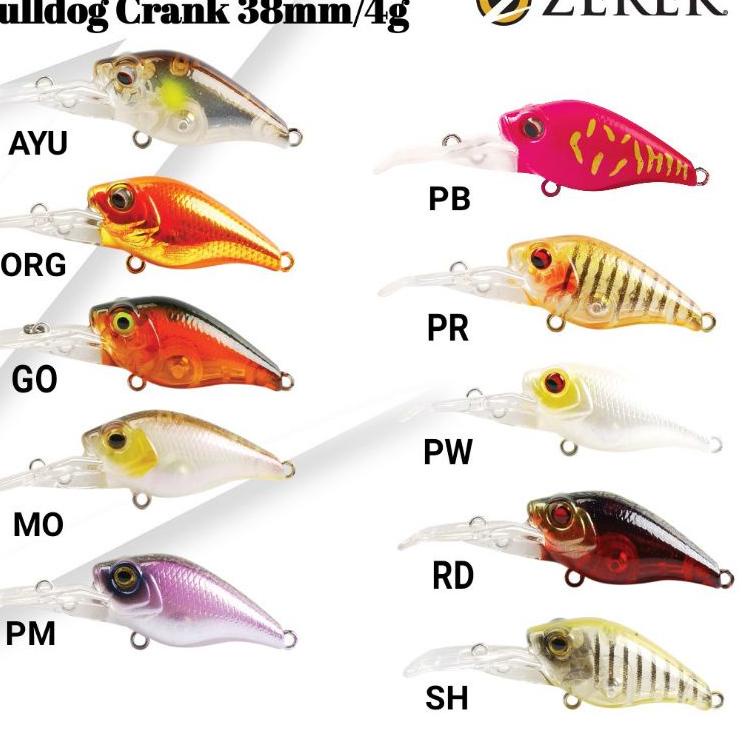Top Shipment LURE UL MINNOW ZEREK BULLDOG CRANK FLOATING