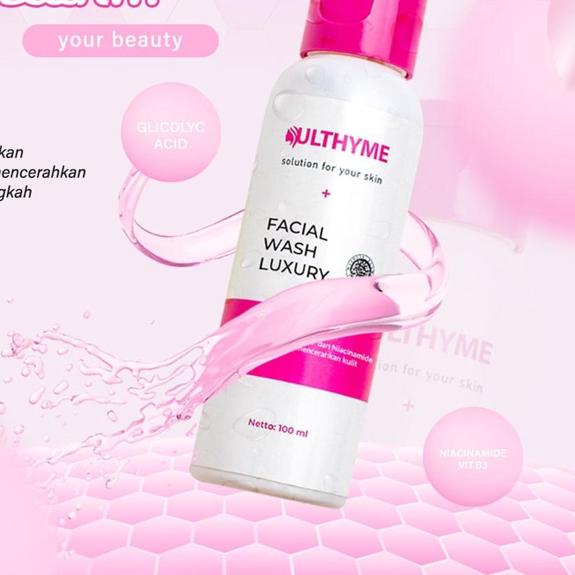 Termurah⭐Ulthyme Skincare Sabun facial Wash Luxury Aura