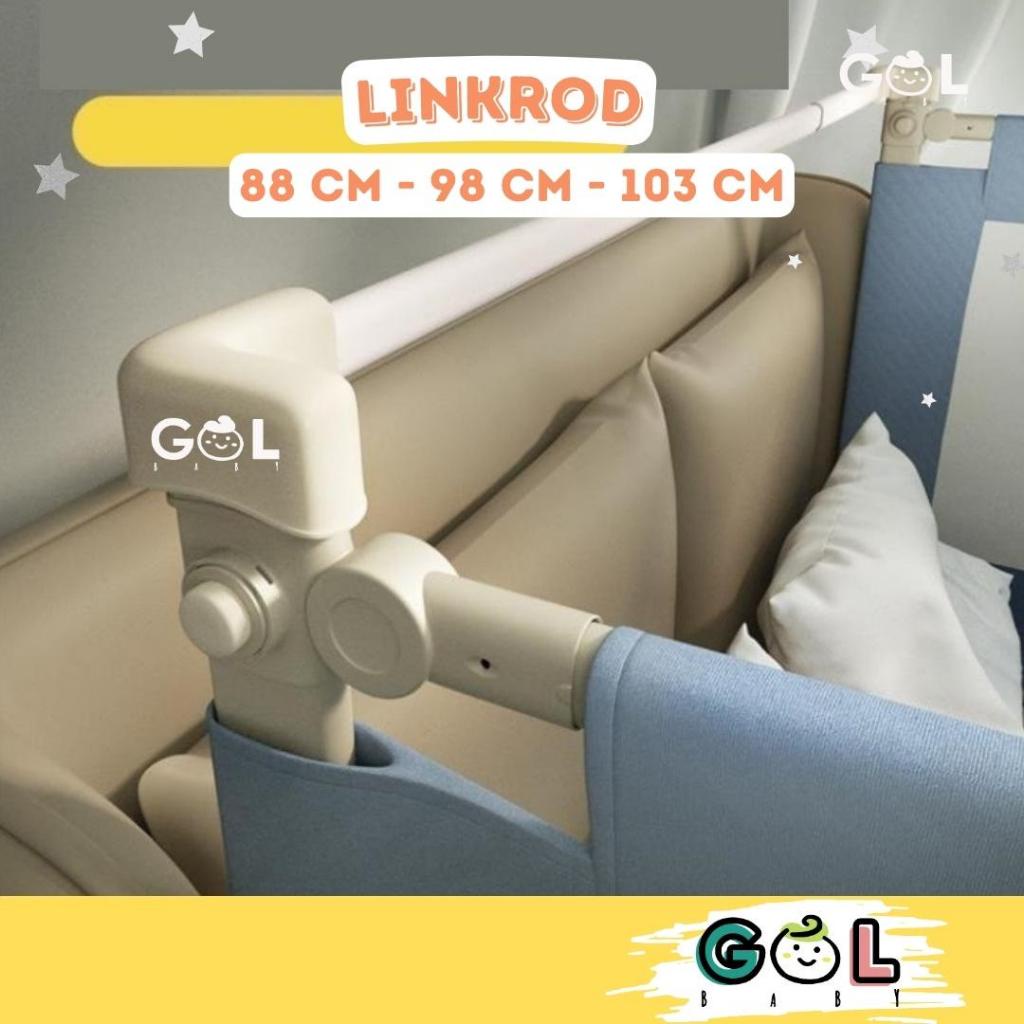 GOL Baby Aksesoris Bedrail Anak Baby Bed Rail Guard Pengaman Pagar Ranjang Kasur Bayi Tempat Tidur F