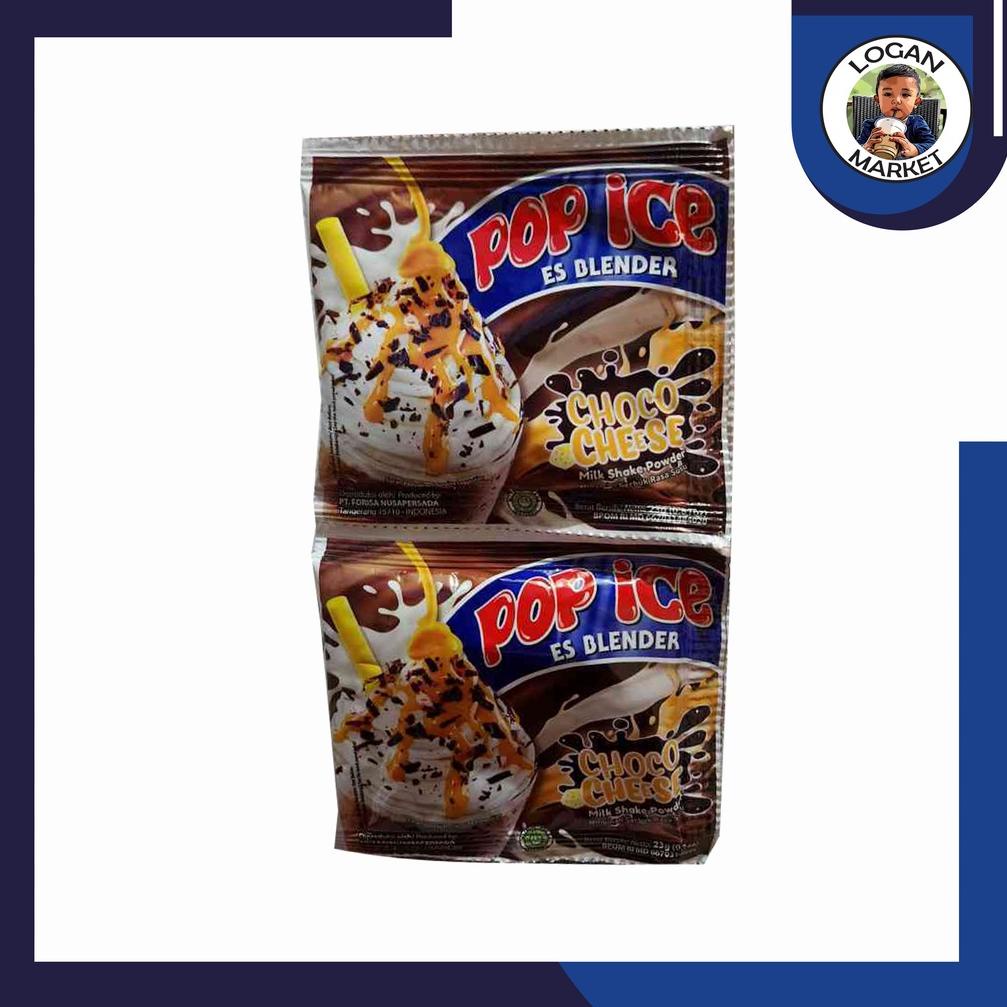 

✨ 7.7 Pop Ice Es Blender Choco Cheese Renceng 10 Pcs Sachet 25gram 25 gr