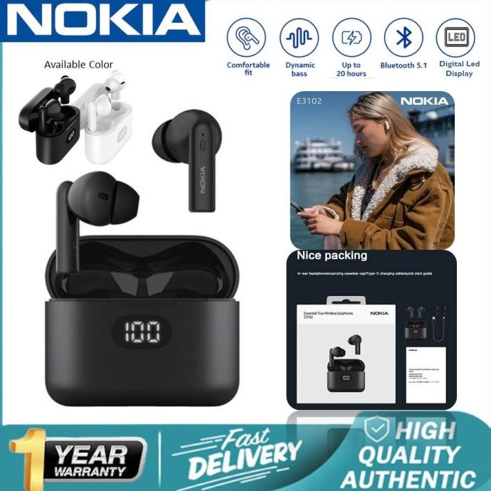 Terbaru Nokia Essential True Wireless Earphones Tws E3102