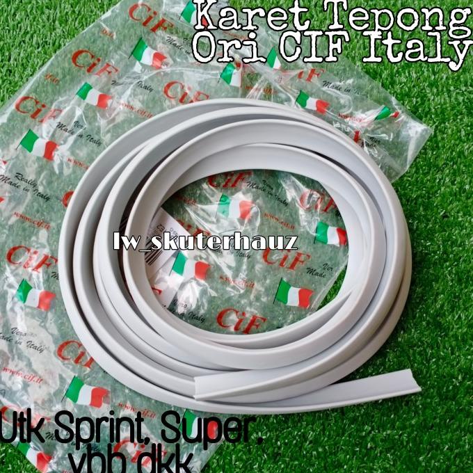 Karet tepong Vespa ori CIF Italy utk Super Sprint vbb dkk