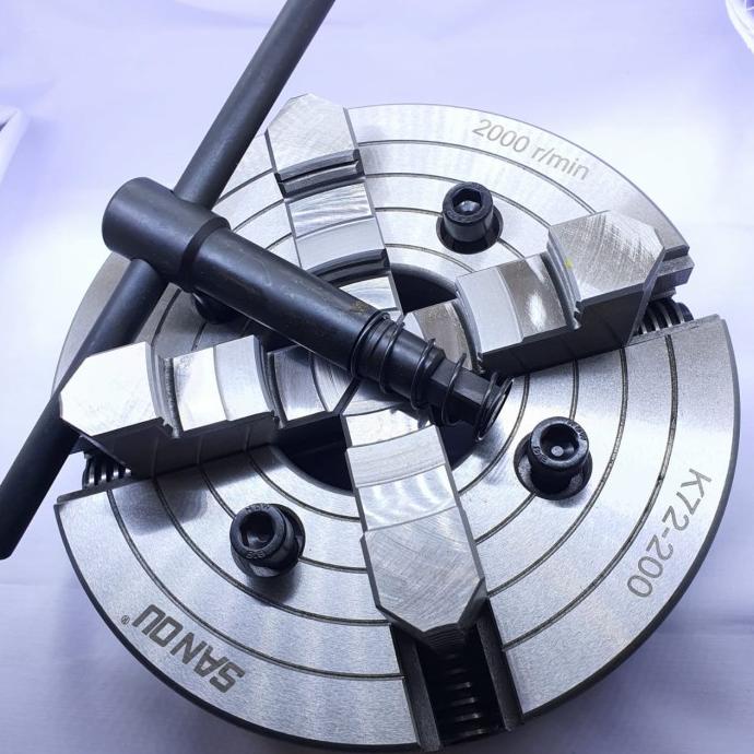 '+'+'+'+] Chuck clow bubut 10inchi 250mm kaki 4 baru