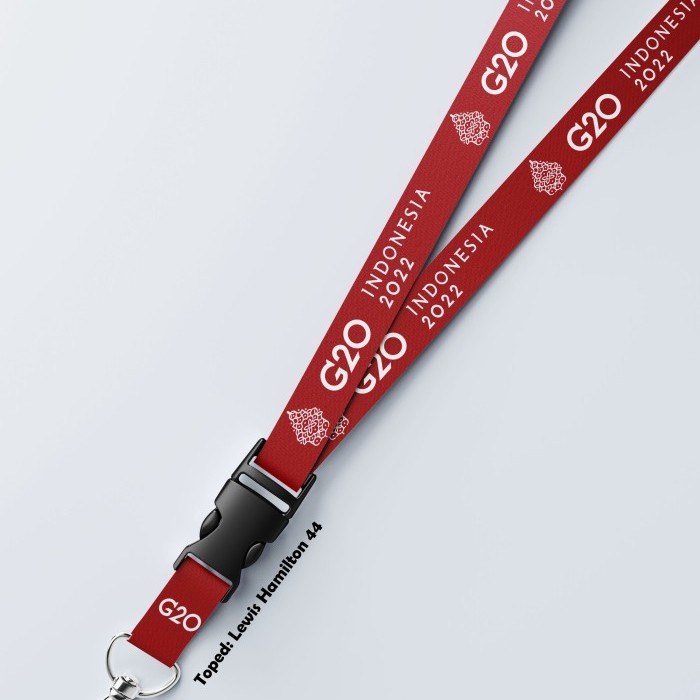 

Lanyard G20 G 20 2022 Indonesia Dua Sisi