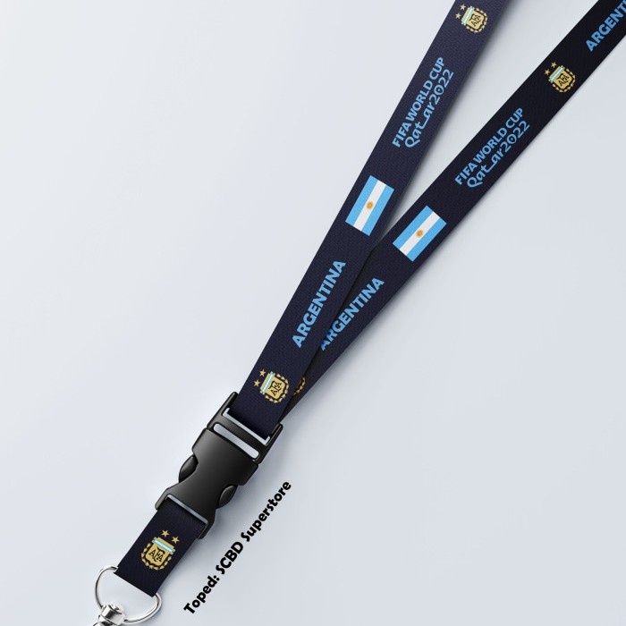 

Lanyard Timnas Argentina FIFA World Cup 2022 Qatar Lionel Messi