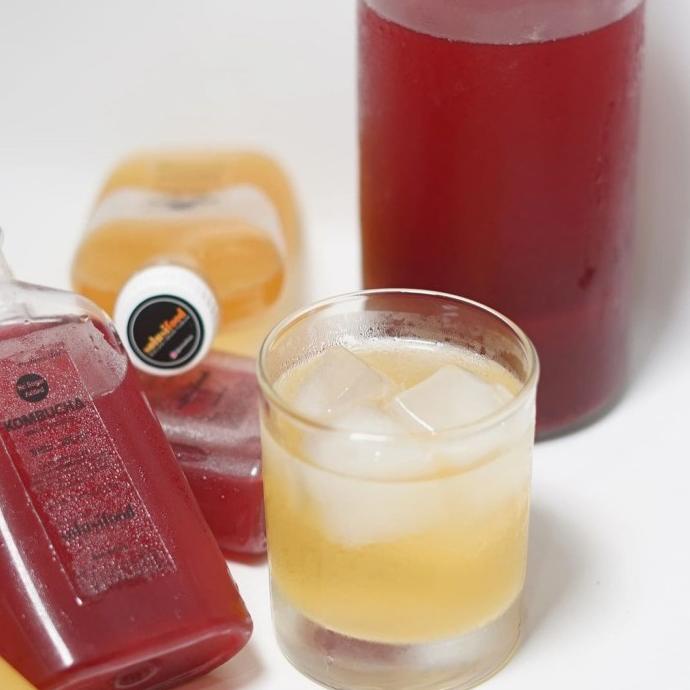 

Silahkan Order] Kombucha Sugar Free || kombucha Minuman probiotik || Botol 900ml