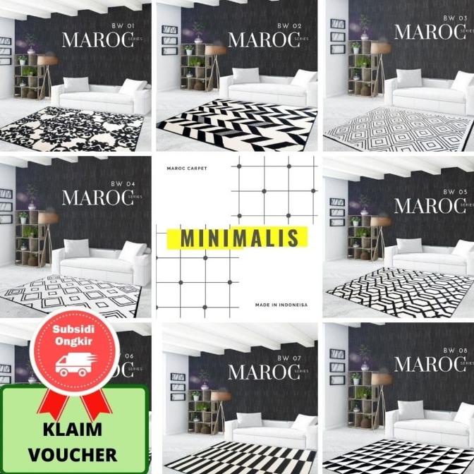 [Martha Karpet] Karpet MAROC 210x300 Monokrom