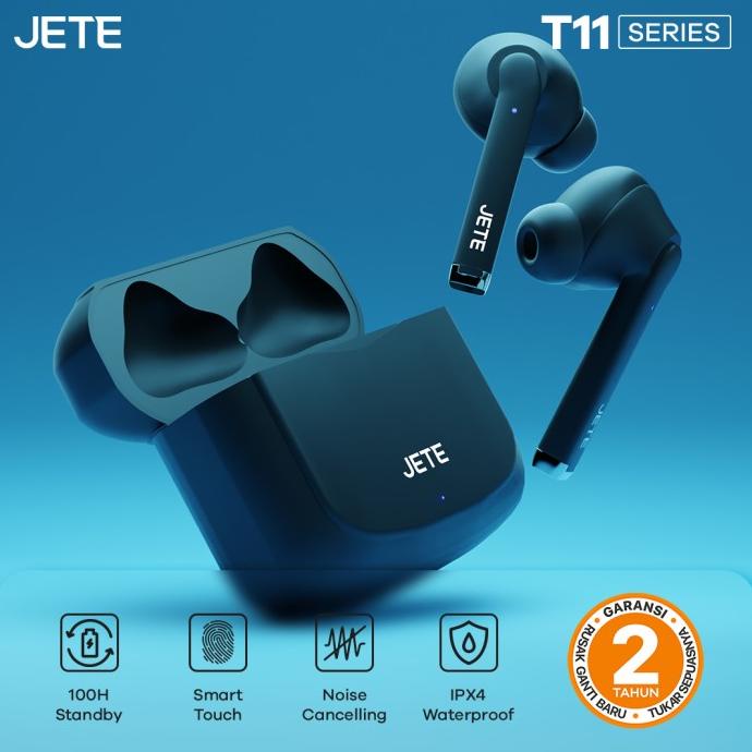 Terbaru Tws Bluetooth Jete T11 Earbuds Headset Bluetooth 5.1 - Garansi 2Th