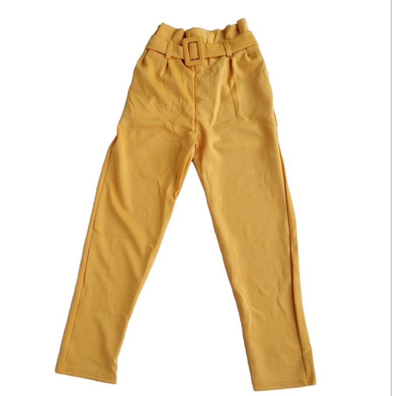 Celana High Waist Scuba /Celana kantor