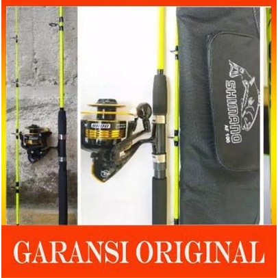 SET PANCING LAUT MAGURO DENGAN JORAN FIBER KEKUATAN 120LBS 60KG