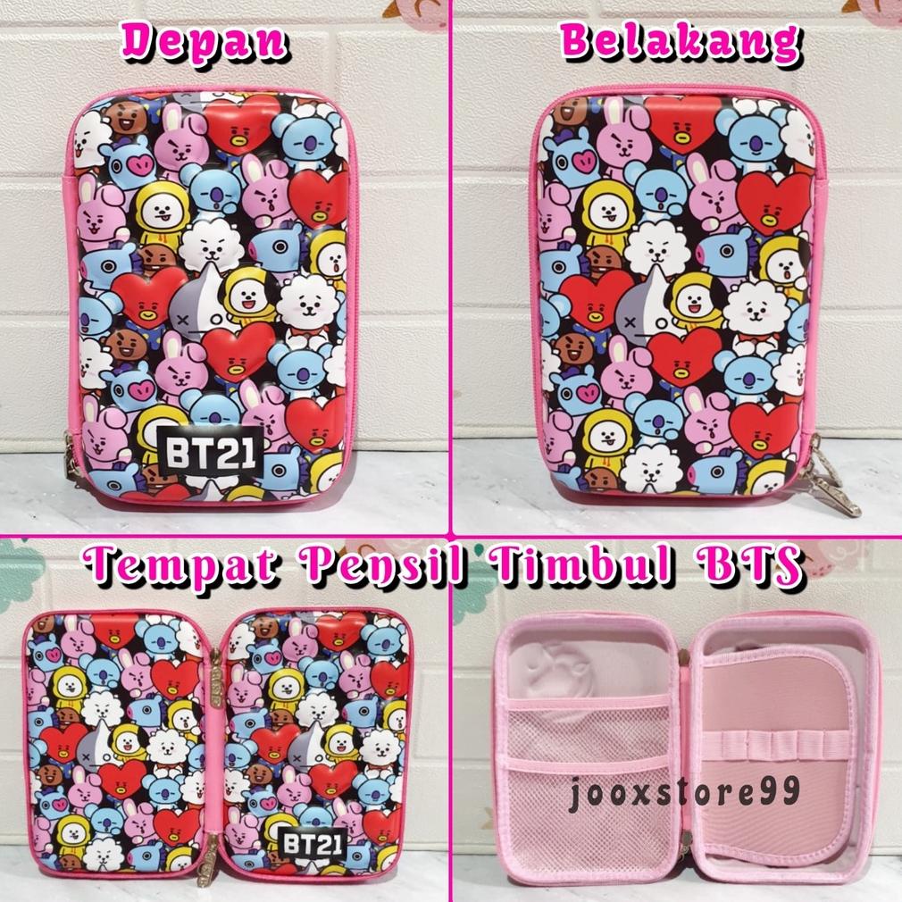 

(Bayar Ditempat) Tempat pensil Anak Karakter Unicorn Dino Astronot Timbul 3D Pencil Case Frozen Kotak Pensil ,,