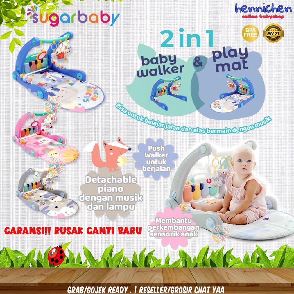 SUGAR BABY 2in1 WALKER PLAYMAT SUGARBABY BABY WALKER DAN PLAYMAT BAYI
