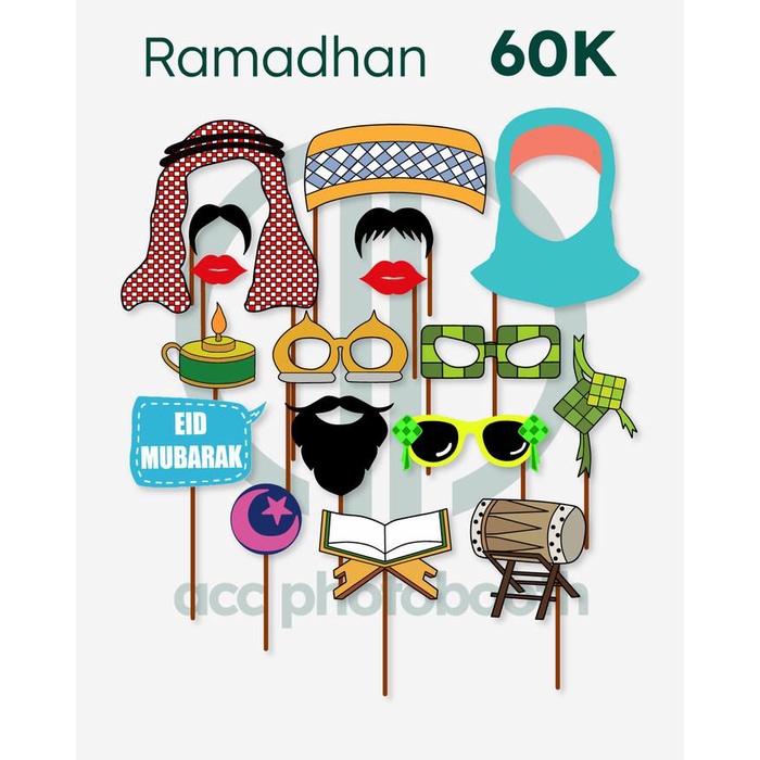 Terlaris Acc Photobooth Photobooth Props Props Photobooth Ramadhan