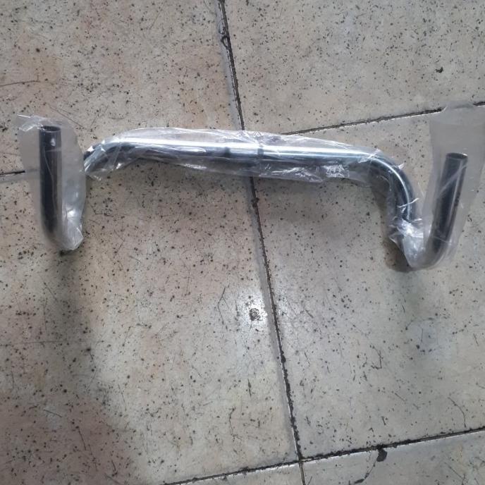 stang sepeda balap dropbar crome