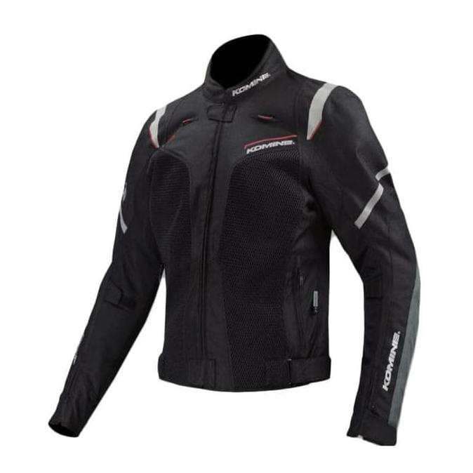 DISKON jaket touring Pria KOMINE JK-109 R-SPEC Mesh - Black - XXL
