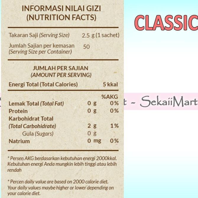 

TROPICANA SLIM Sweetener All Variant - Pemanis Pengganti Gula isi 100s