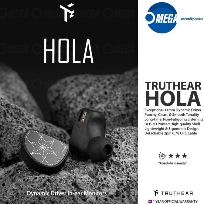 TRUTHEAR HOLA High-Performance 11mm Dynamic Driver 2pin In-ear IEM