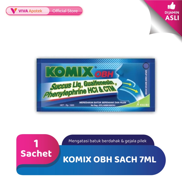 Komix OBH Membantu Meredakan Batuk Berdahak (1 Sachet)