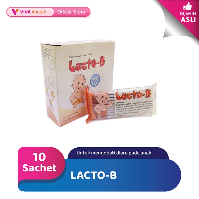 Lacto-B Menjaga Saluran Pencernaan Anak (10 Sachet)