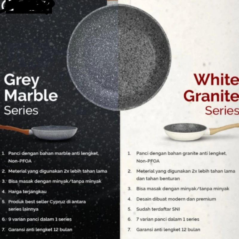 Panci Keramik Ceramic Fry Pan