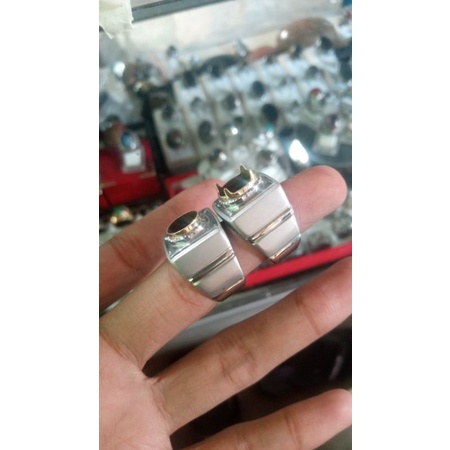emban ikat ring monel super doff handmade