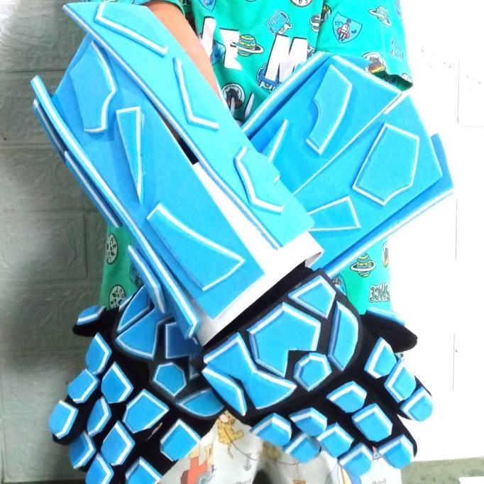 Sarung tangan kuasa boboiboy Glacier/topi boboiboy glacier
