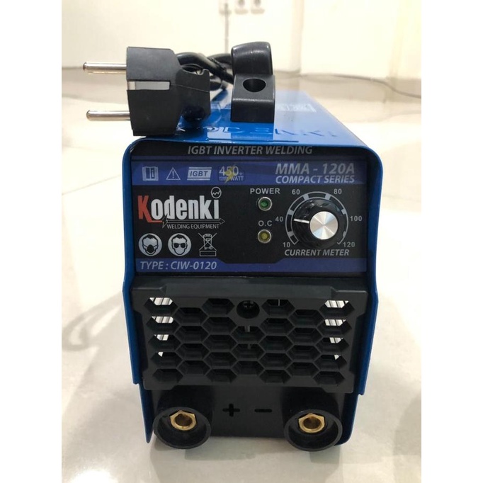 MESIN LAS TRAVO LAS INVERTER LAS MMA120 KODENKI MMA 120