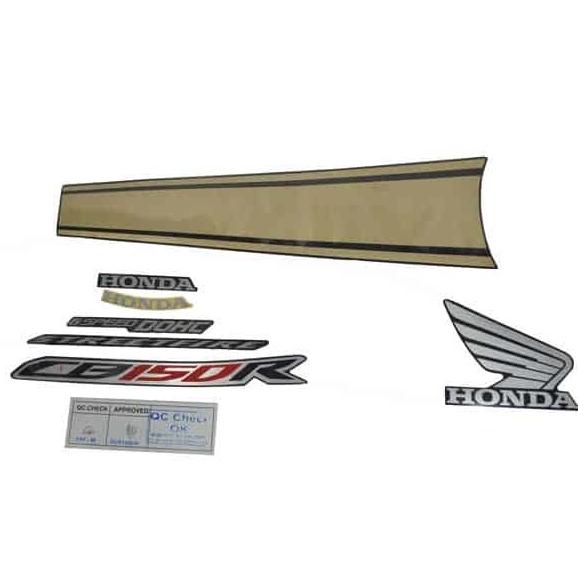 Sticker Body Stripe Set R Black Cb150 Streetfire K15G 871X0K15932Zbr