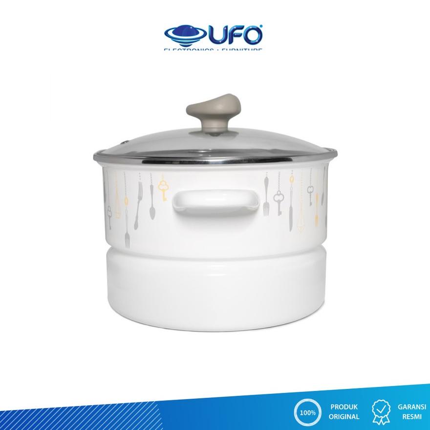 Kedawung Chandelier Steamer 22Cm Panci Enamel Chefina Chandeliersteamer22Cm