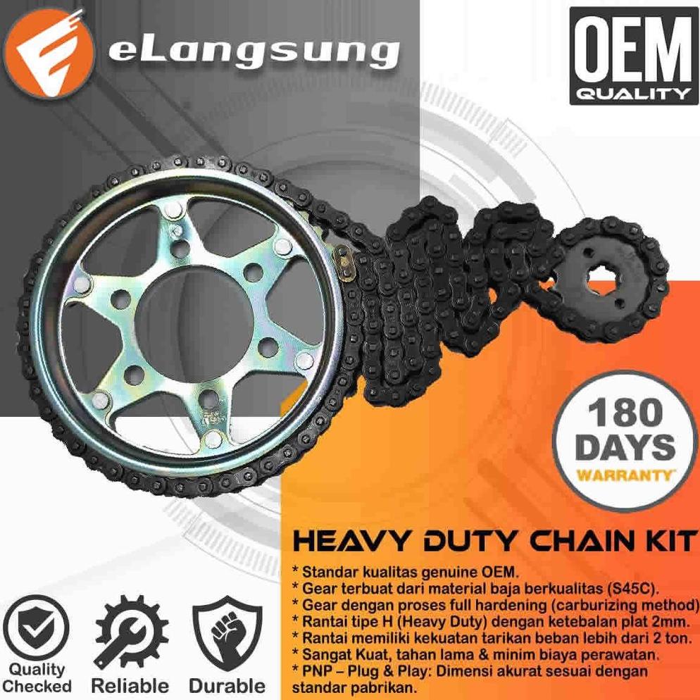 Elangsung Gear Set Cb150R Streetfire-Led Bergaransi 180 Hari