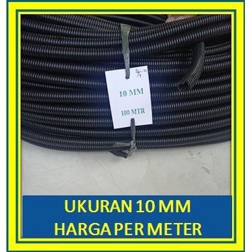 Bungkus kabel spiral 10 mm belah / pembungkus kabel mobil / bungkus kabel spiral