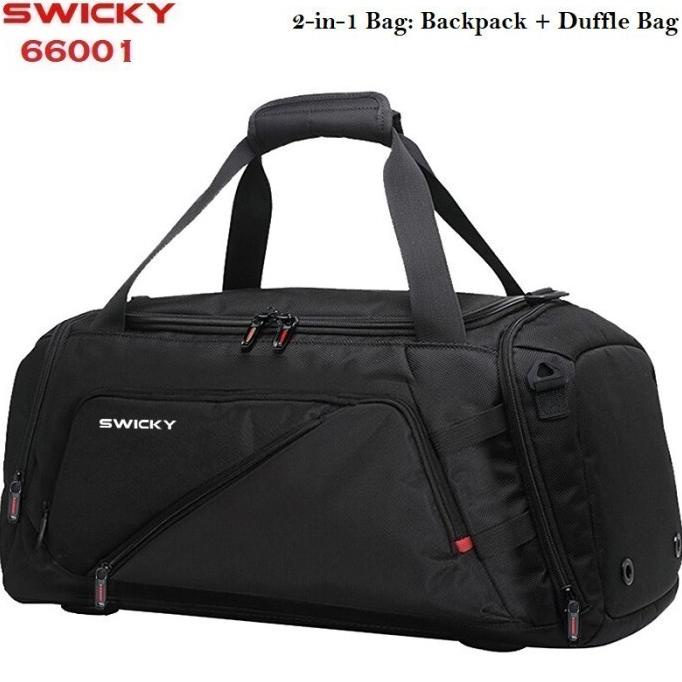 SWICKY 66001 - Tas Travel Outdoor Multifungsi - Backpack Duffle Bag