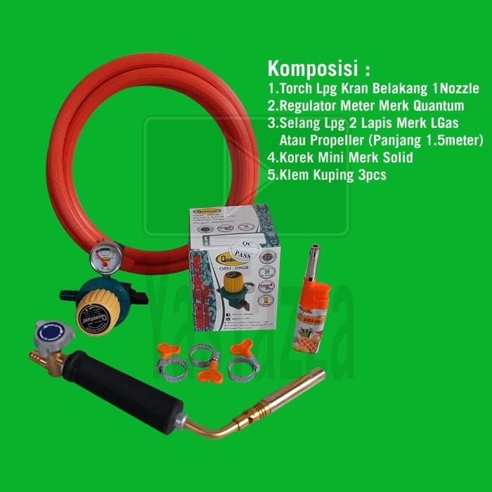 Paket torch lpg / torch lpg 1set /paket alat las ringan / blow torch