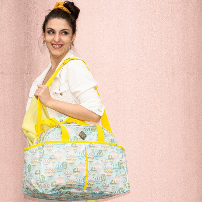 Freckles Travel Bag Green Baloon