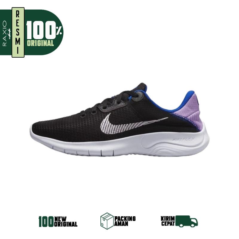 Sepatu Lari Nike Flex Experience Run 11 Black White Purple W Original Ori Asli BNIB Murah