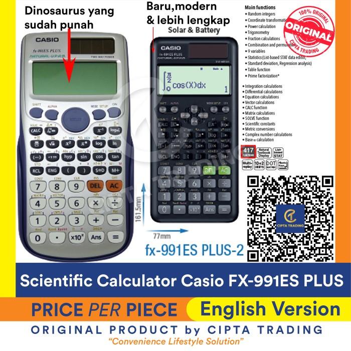 

Terlaris Calculator - Casio - Scientific Calculator Fx-991Es Plus