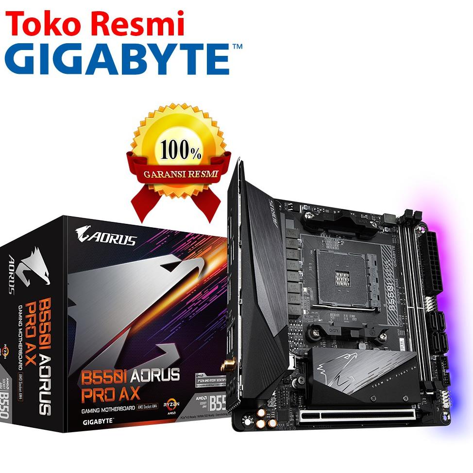 Gigabyte Motherboard Amd B550I Aorus Pro Ax Socket Am4 Mini Itx 2 X Ddr4 Dimm