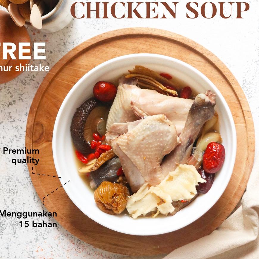 

Terbaik Chicken Herbal Soup Premium 15 bahan / sup ayam obat / ciakpo / tim ayam obat grosir