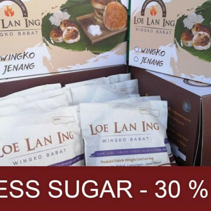 

HARGA GROSIR Loe Lan Ing Wingko Isi 10 Less Sugar murah