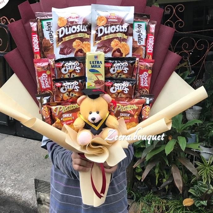 

Star (B26) Bucket wisuda/buket graduation/bouquet [INCLUDE: Greeting card+packing] !!!