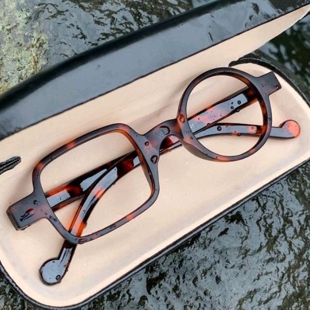 Glaso Kacamata Kotak Bulat Photocromic Minus Plus Cylinder Antiradiasi