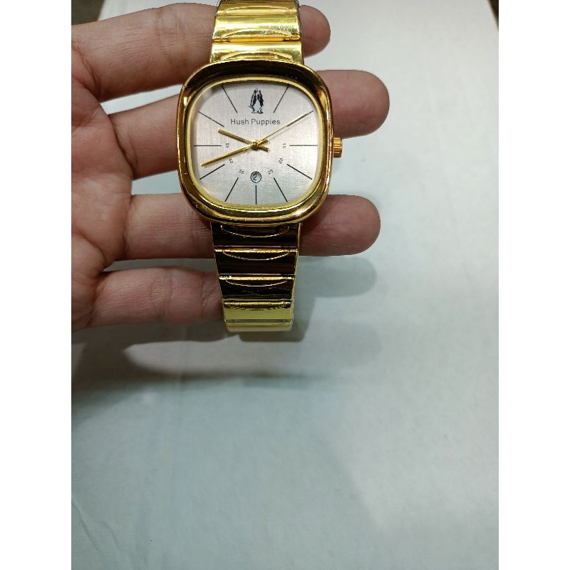 Jam Tangan Wanita Fashion Rantai Stainless Hp Tanggal Aktif