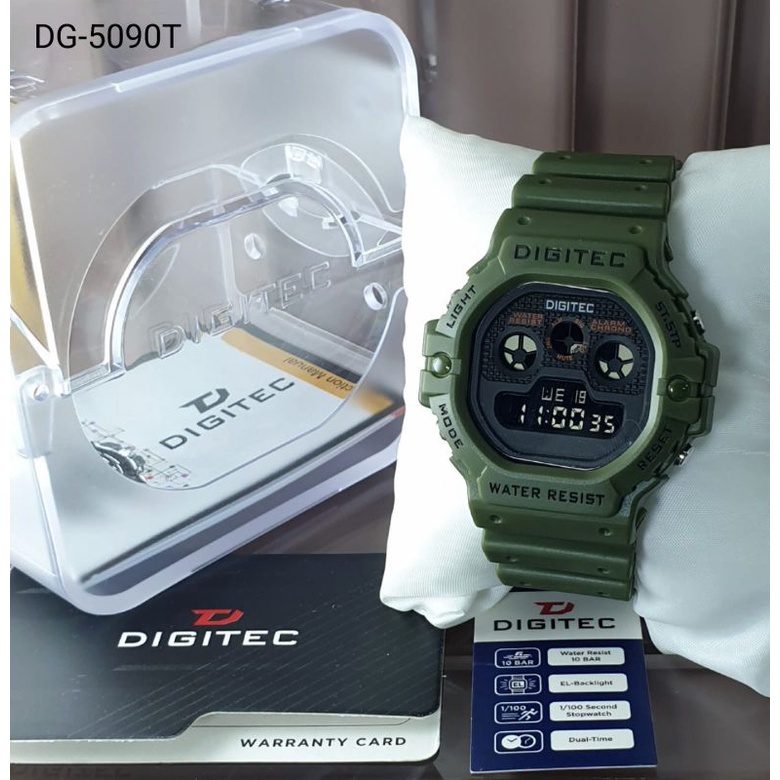 DIGITEC DG5090T 5090 JAM TANGAN ANALOG DIGITAL WATERPROOF ORIGINAL ANTIAIR