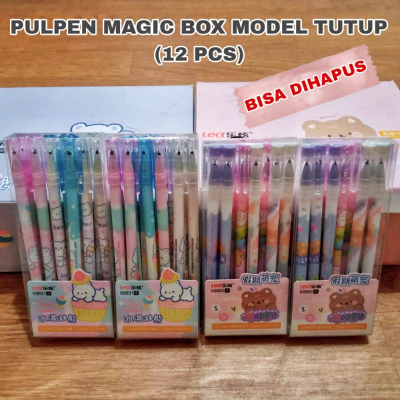 

(12 PCS) PULPEN MAGIC BOX MODEL TUTUP