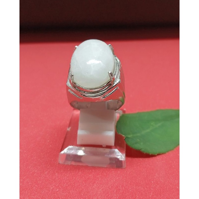 Biduri bulan monstune Dimensi jumbo Ring alpaka super.