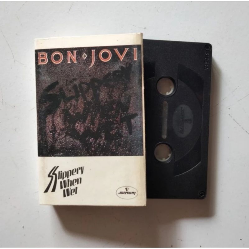 Kaset Pita Original Bon Jovi slippery when wet